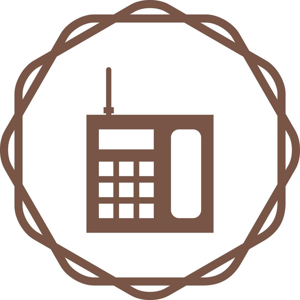 Wireless Landline Phone Vector Icon