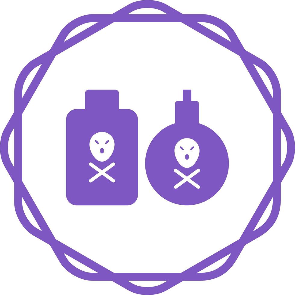 Poisonous Chemicals Vector Icon