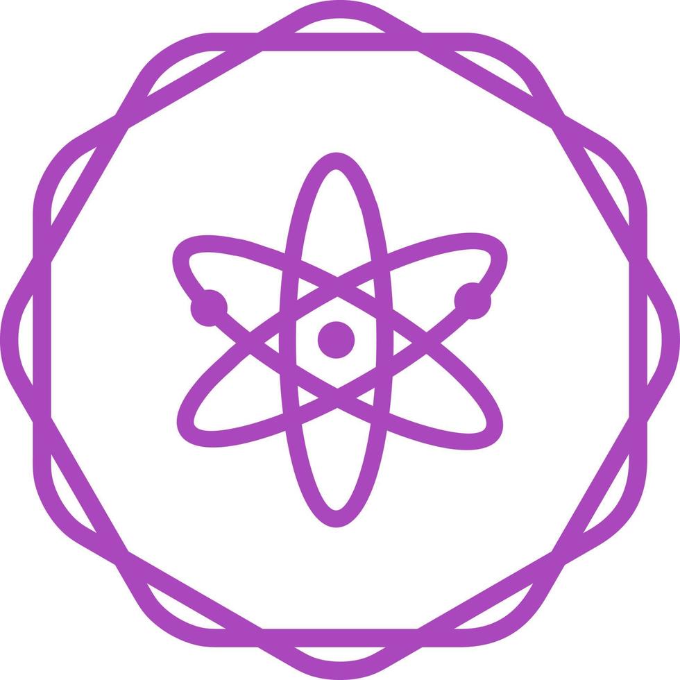 Atomic Structure Vector Icon
