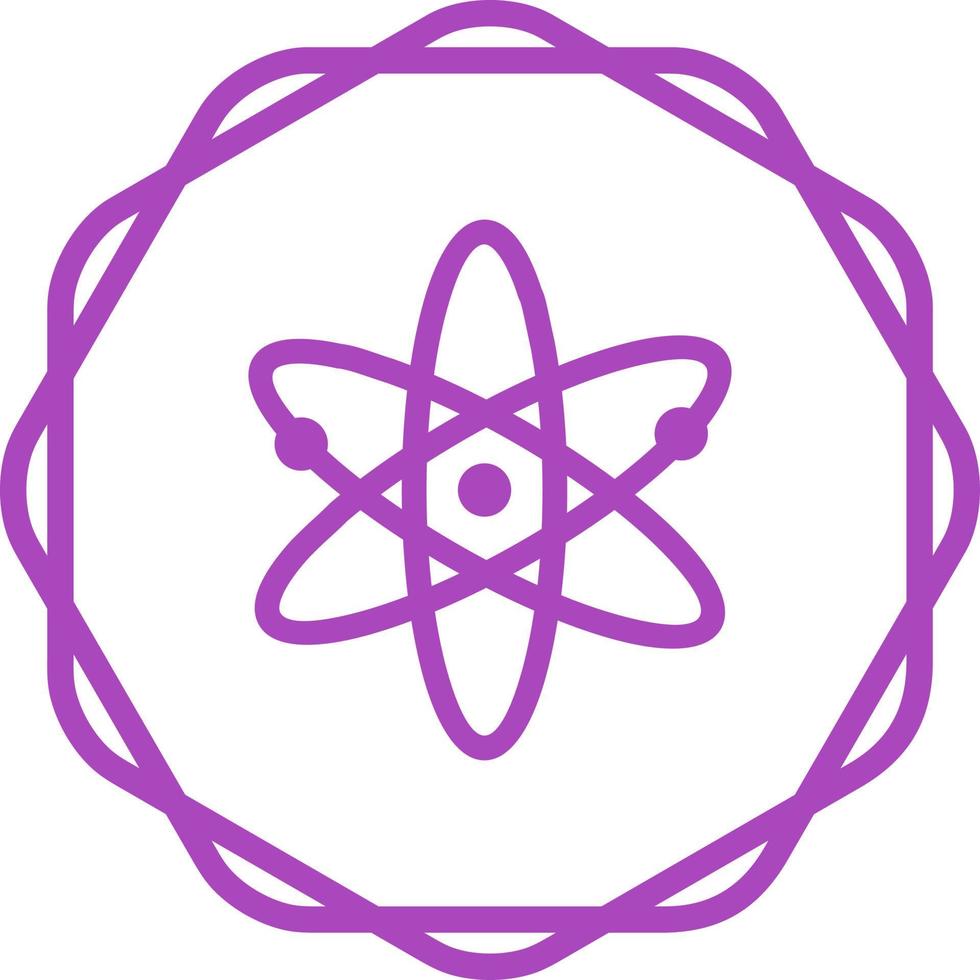 Atomic Structure Vector Icon