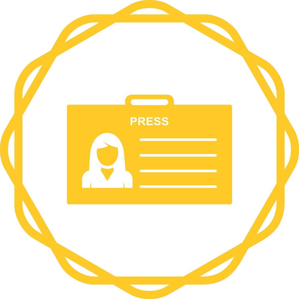 Female ID Vector Icon
