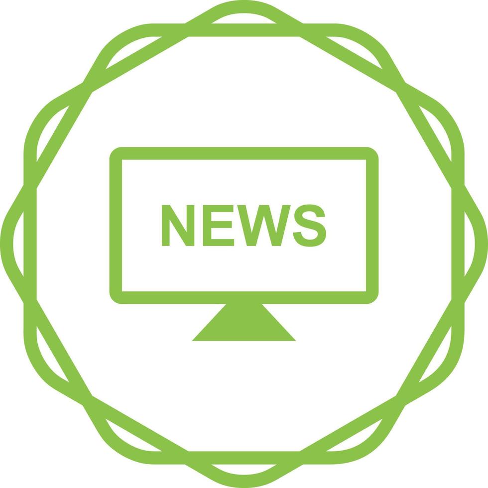 National News Vector Icon