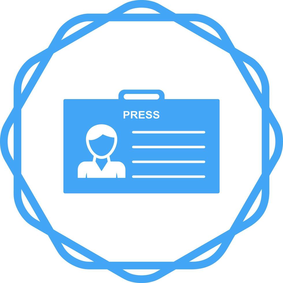 Male ID Vector Icon