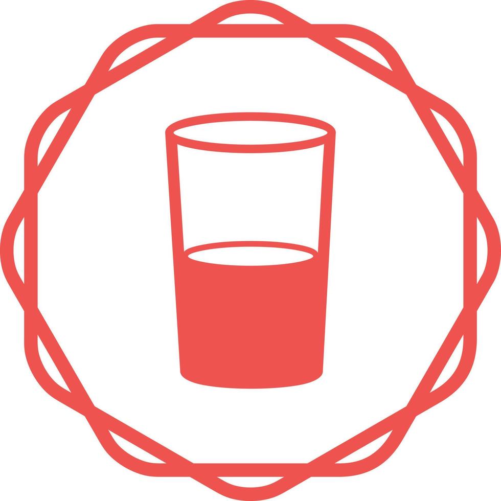 Water Glasses Vector Icon