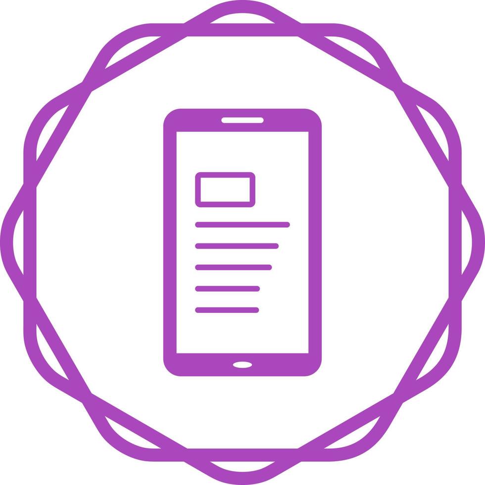 Online Newspaper Vector Icon