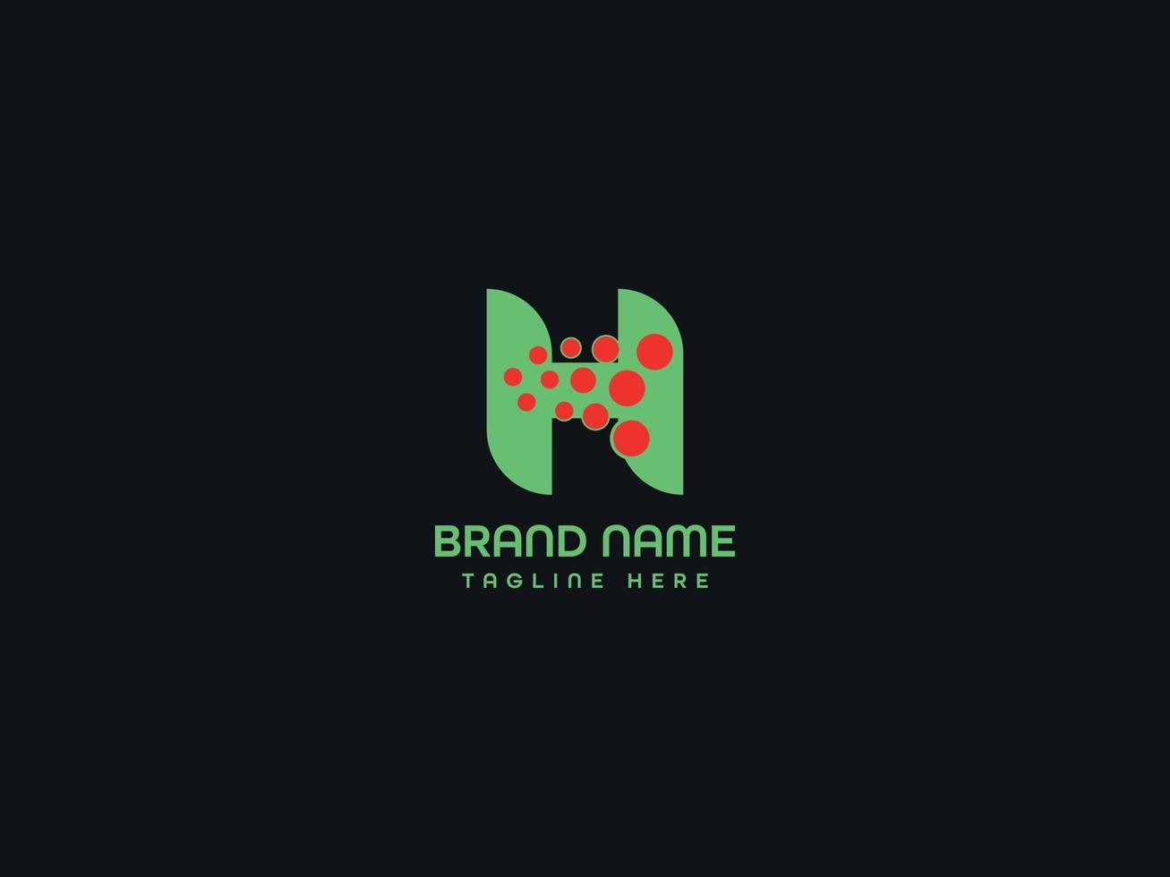 h letter logo vector