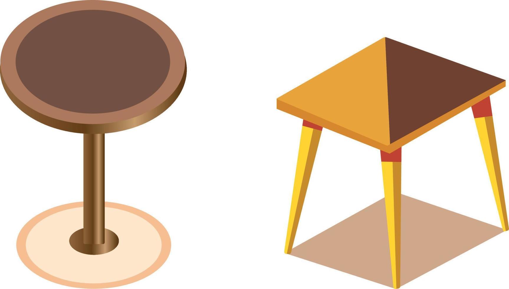 cartoon table vector icon