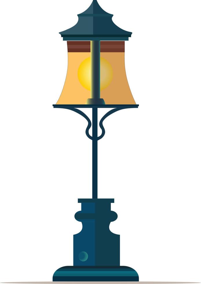 street light lamp vector illustration