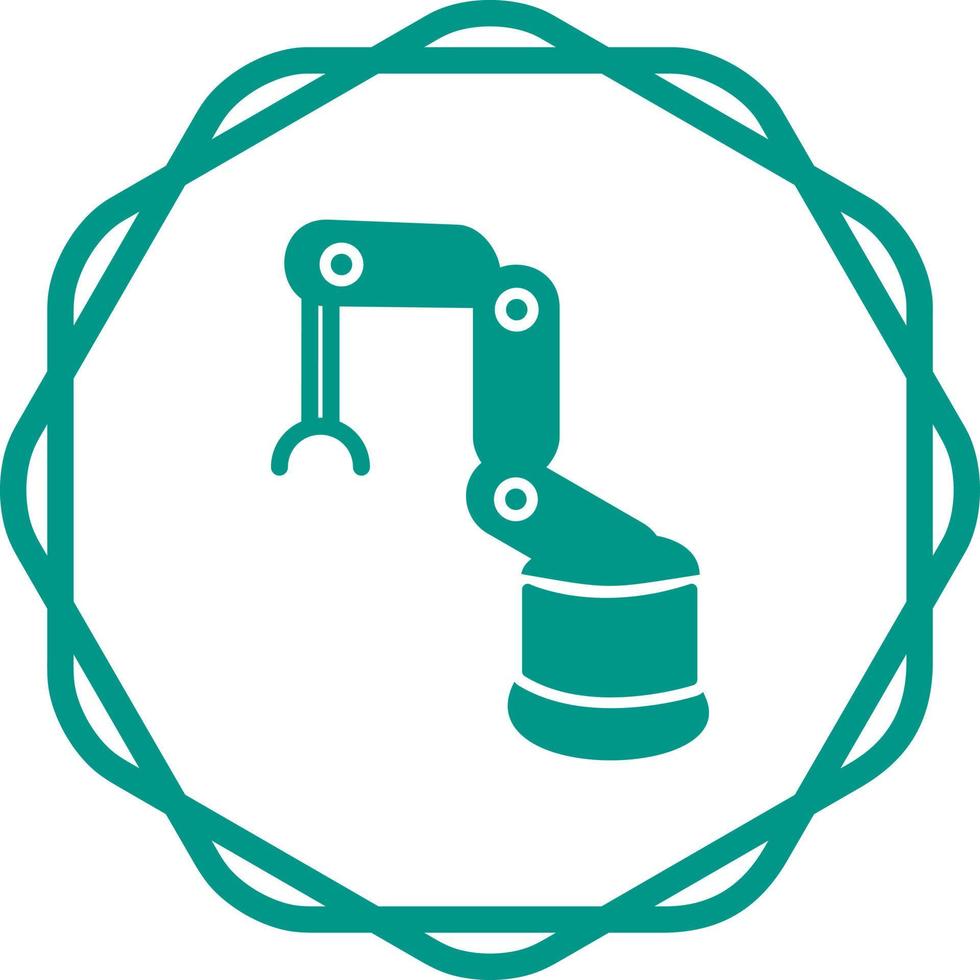 Industrial Robot Vector Icon