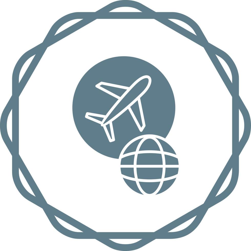 Global Flights Vector Icon