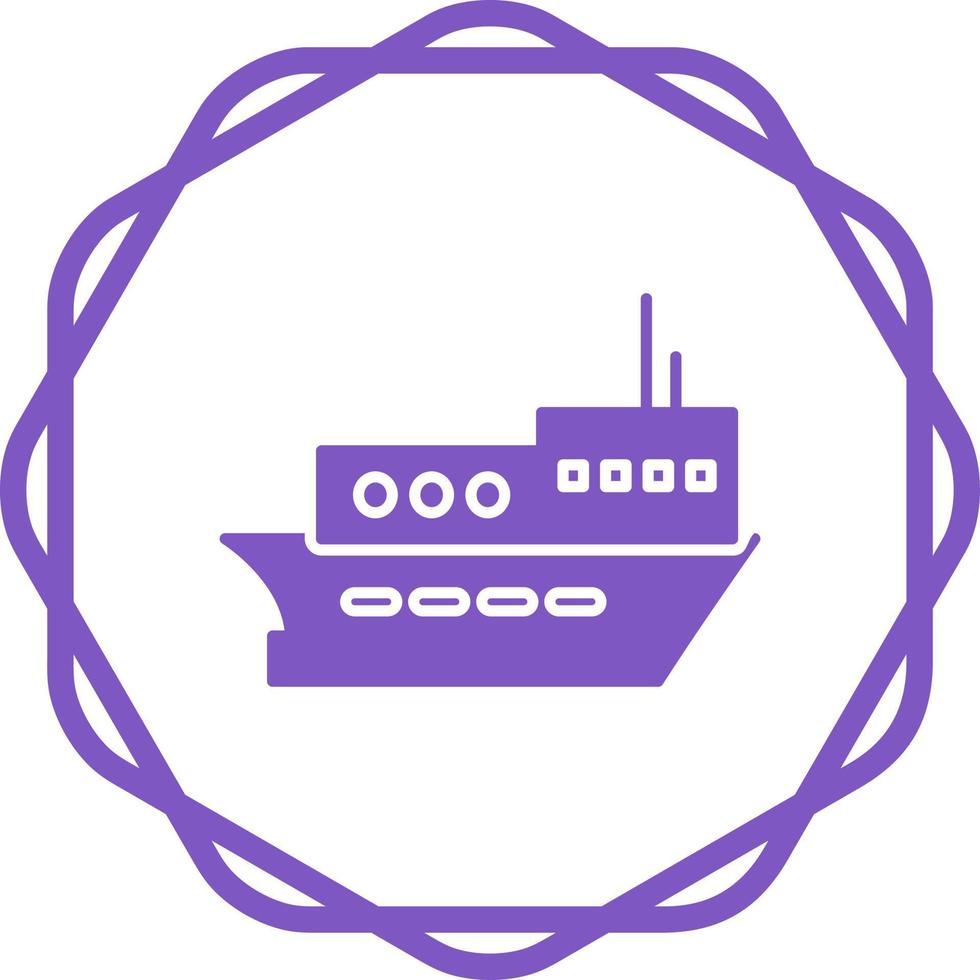 Delivery Ship Vector Icon