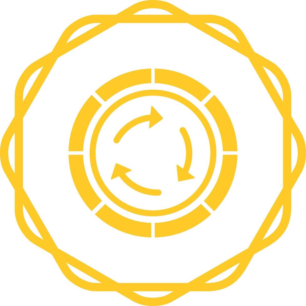 icono de vector de reciclaje