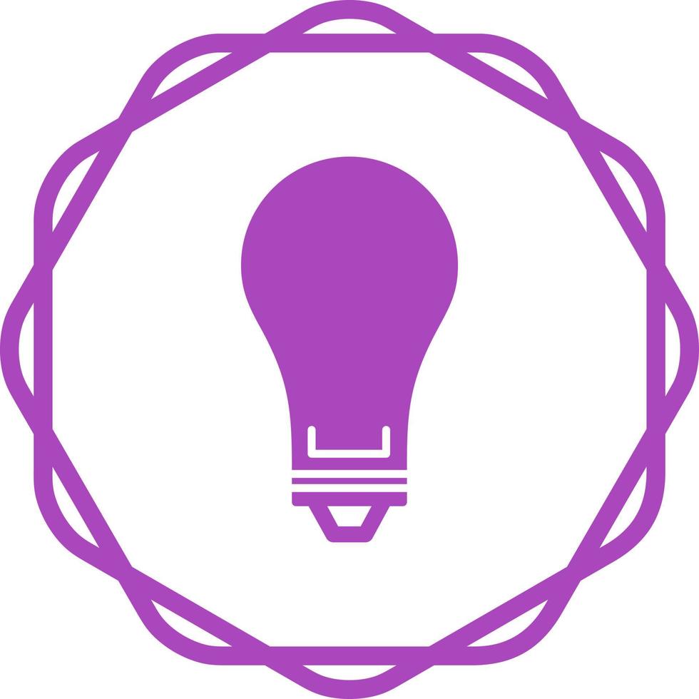 Electric Bulb Vector Icon