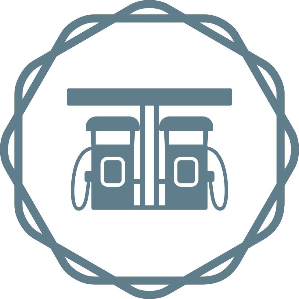 Petrol Station Vector Icon