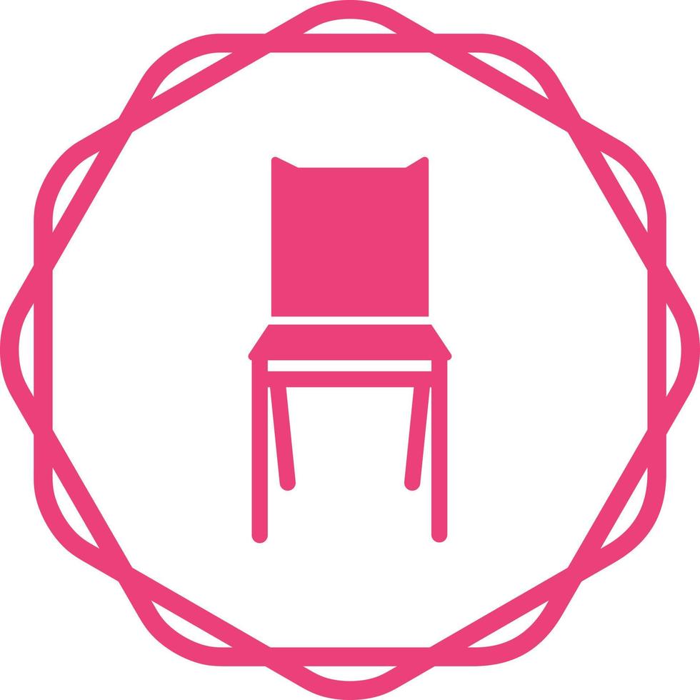 Bedroom Chair Vector Icon