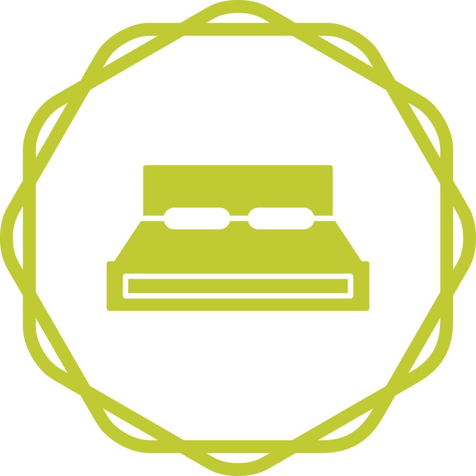 Double Bed Vector Icon