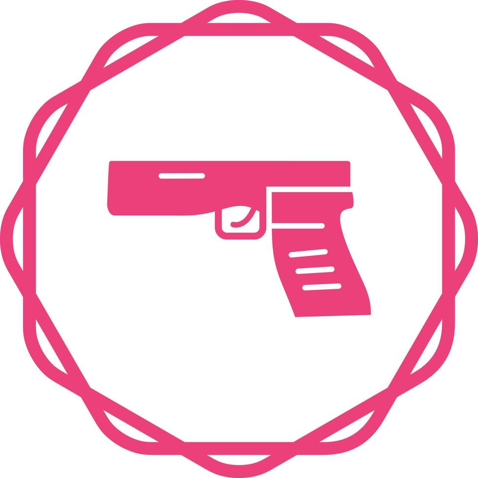 icono de vector de pistola