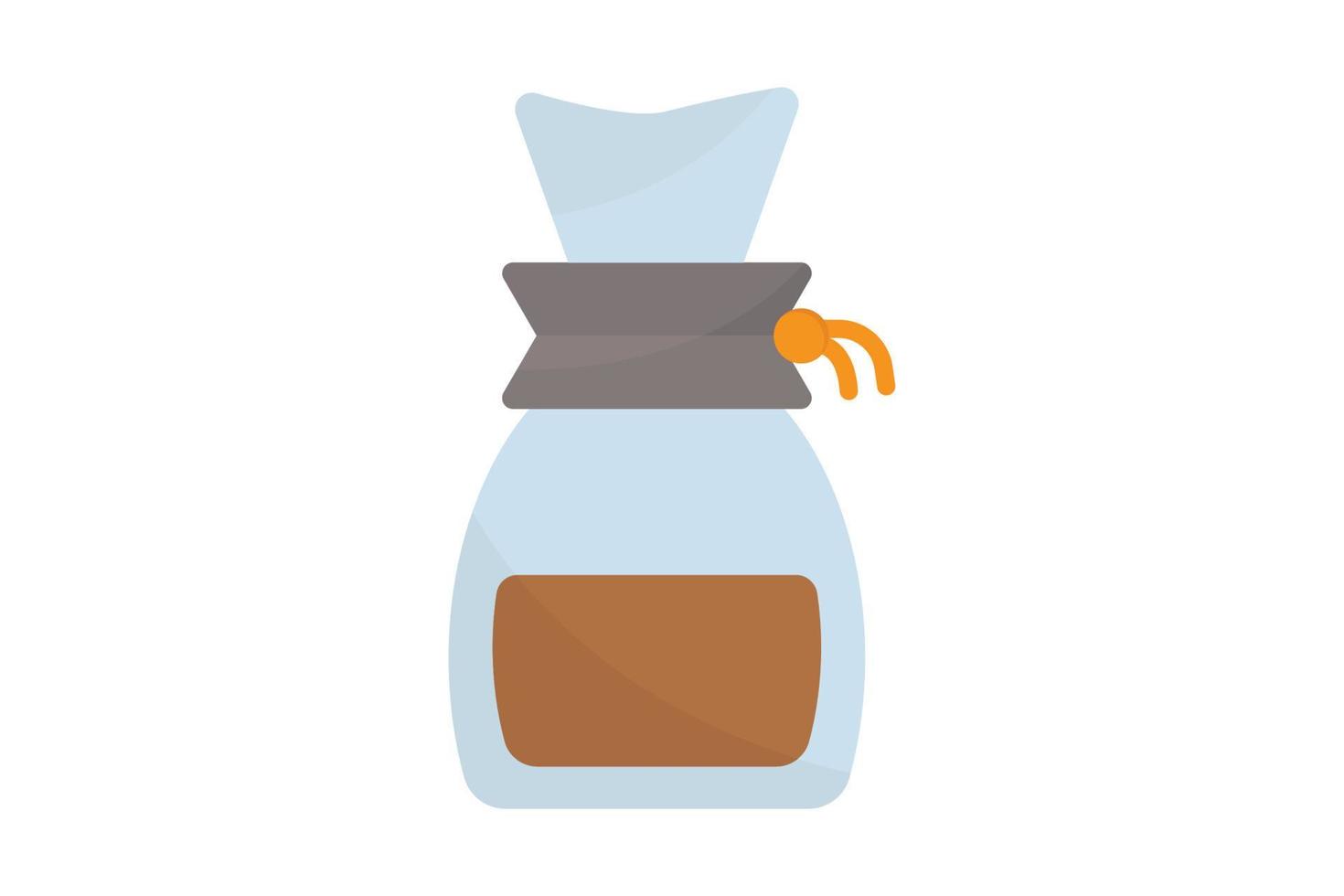 Chemex icon illustration. icon related to coffee element. Flat icon style. Simple vector design editable