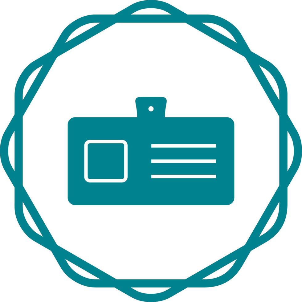 Identity Card Vector Icon