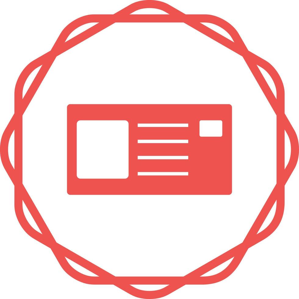 Identity Card Vector Icon