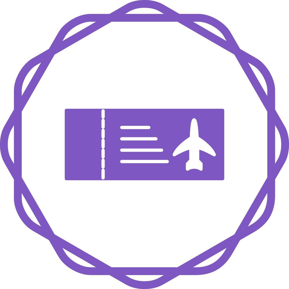 Plane Tickets Vector Icon