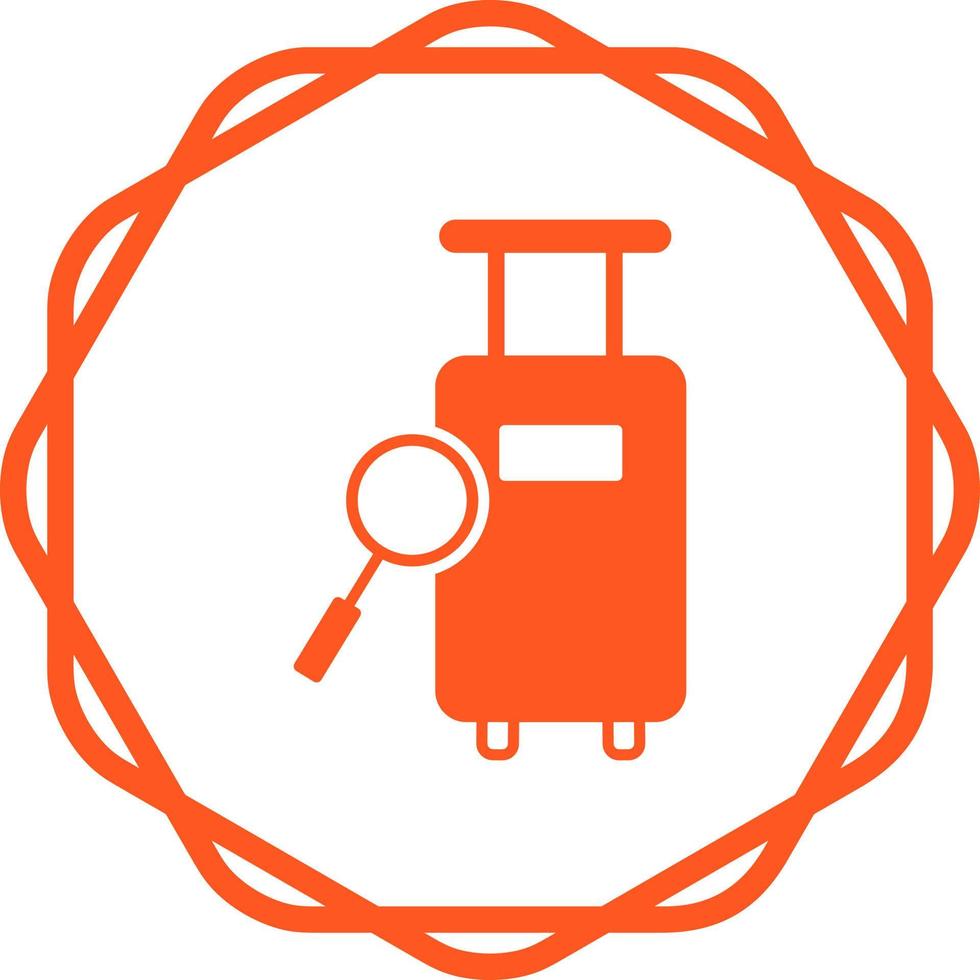 Find Luggage Vector Icon