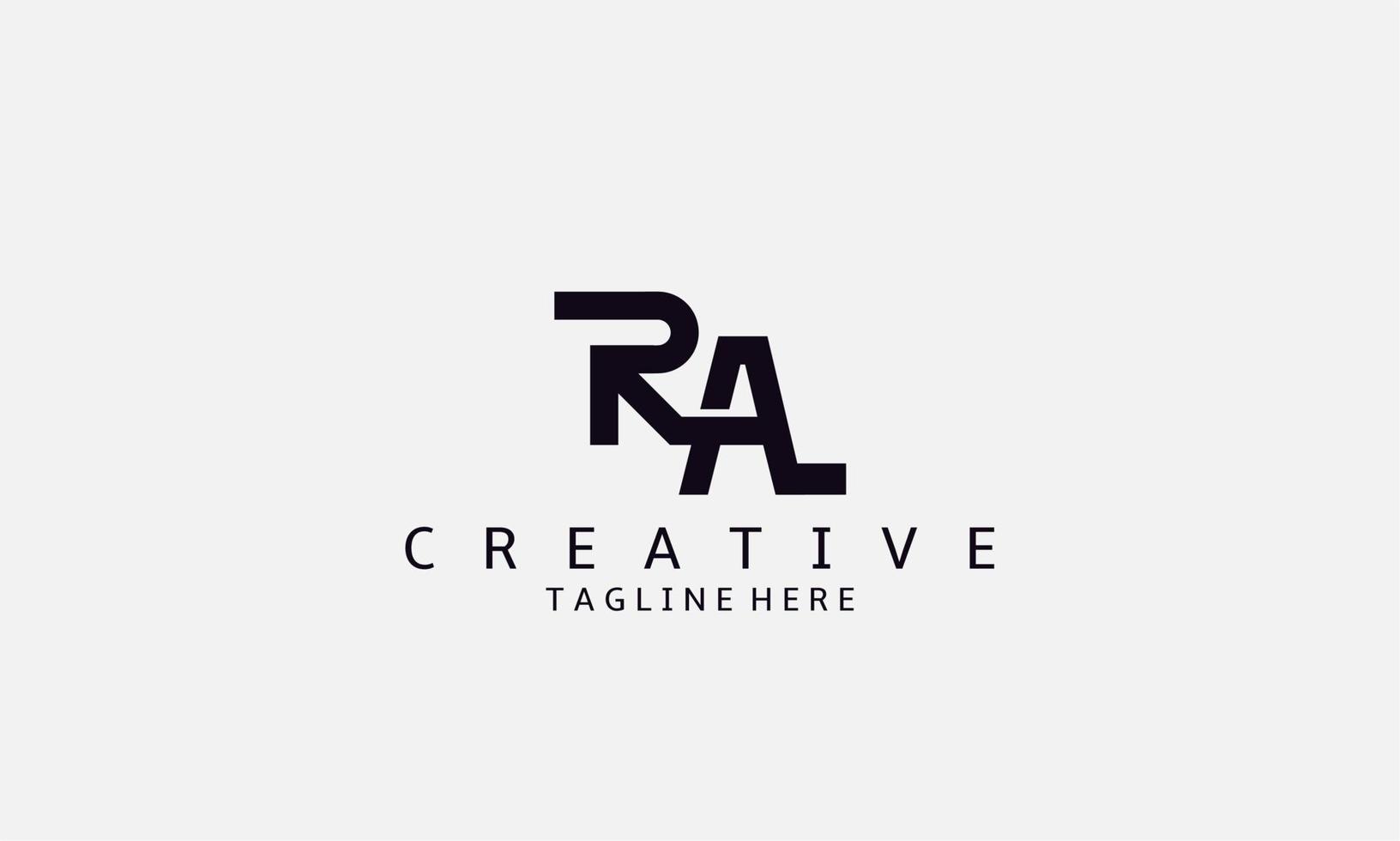 Modern creative RA Logo Design and template. R A icon initials based Monogram and Letters in vector