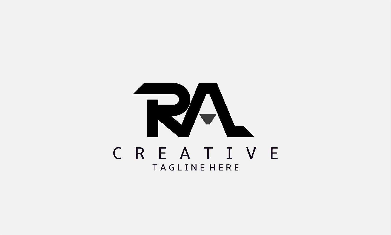 Modern creative RA Logo Design and template. R A icon initials based Monogram and Letters in vector