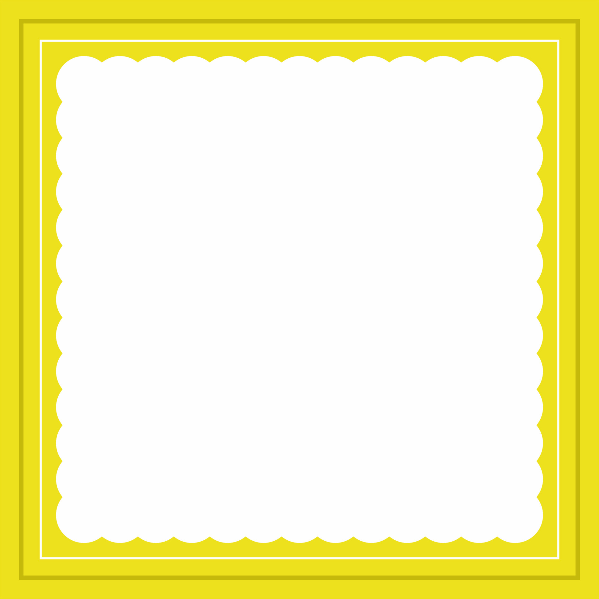 Yellow and white square frame background color with stripe line and