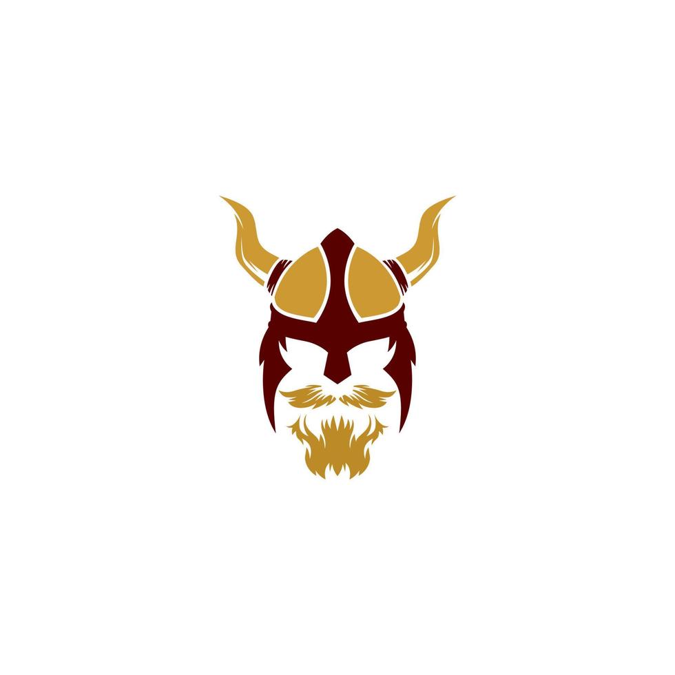 Character with horns and helmet vector