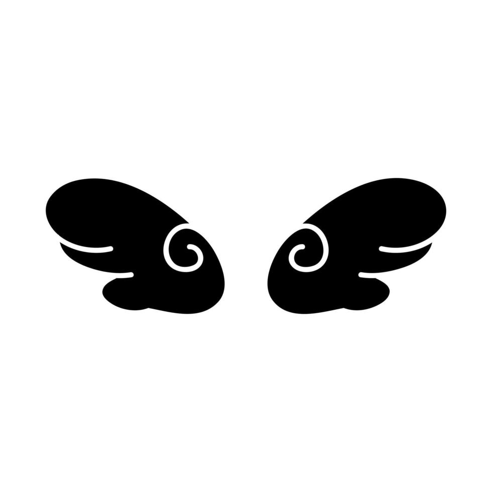 Angel wings icon vector. fly illustration sign collection. pilot symbol. wings logo. vector