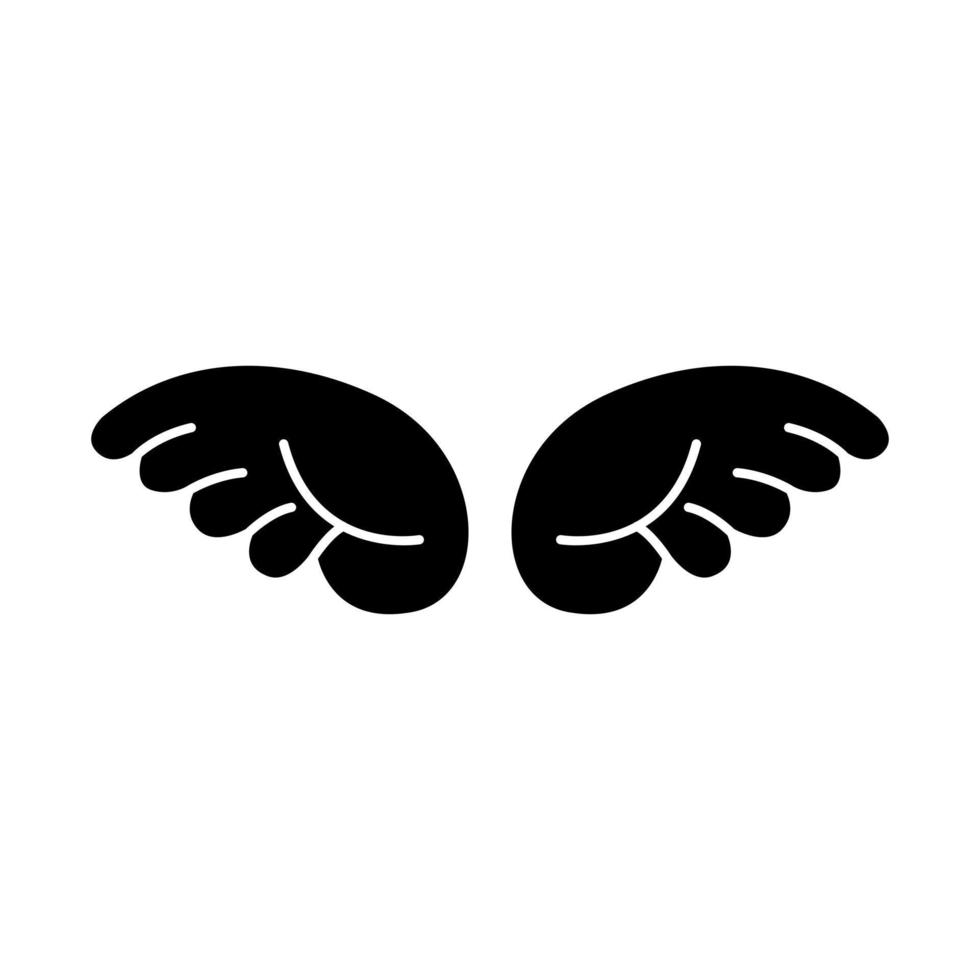 Angel wings icon vector. fly illustration sign collection. pilot symbol. wings logo. vector