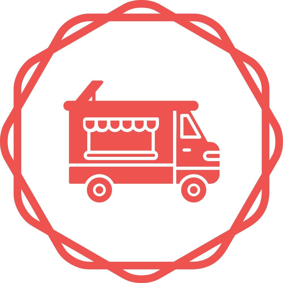 Bakery Truck Vector Icon
