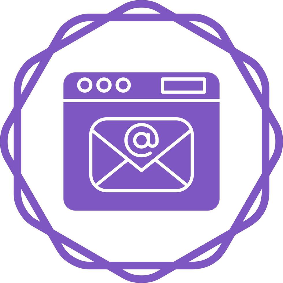 icono de vector de correo electrónico