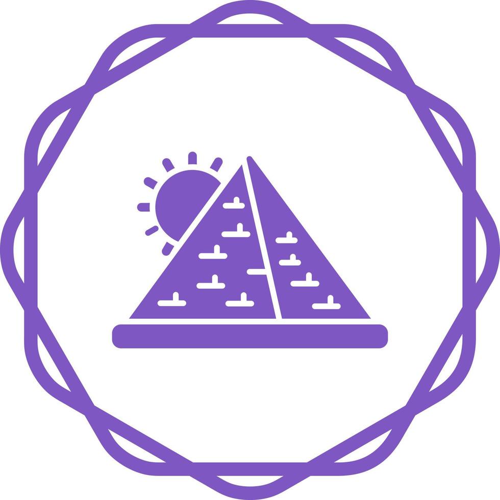 Pyramid Vector Icon