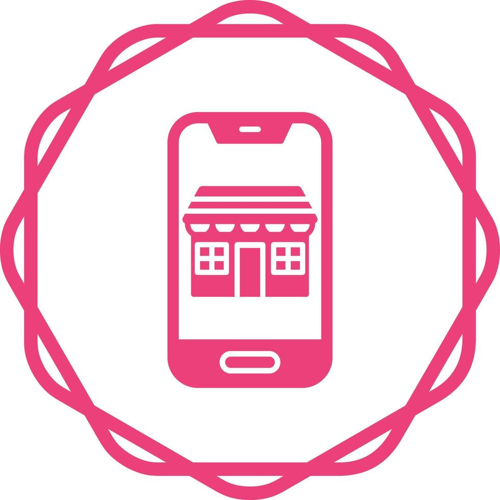 Mobile Store Vector Icon