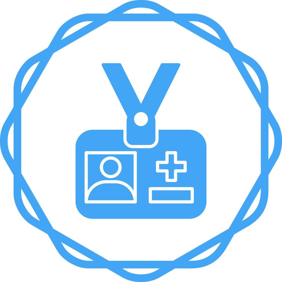 Medical Id Vector Icon