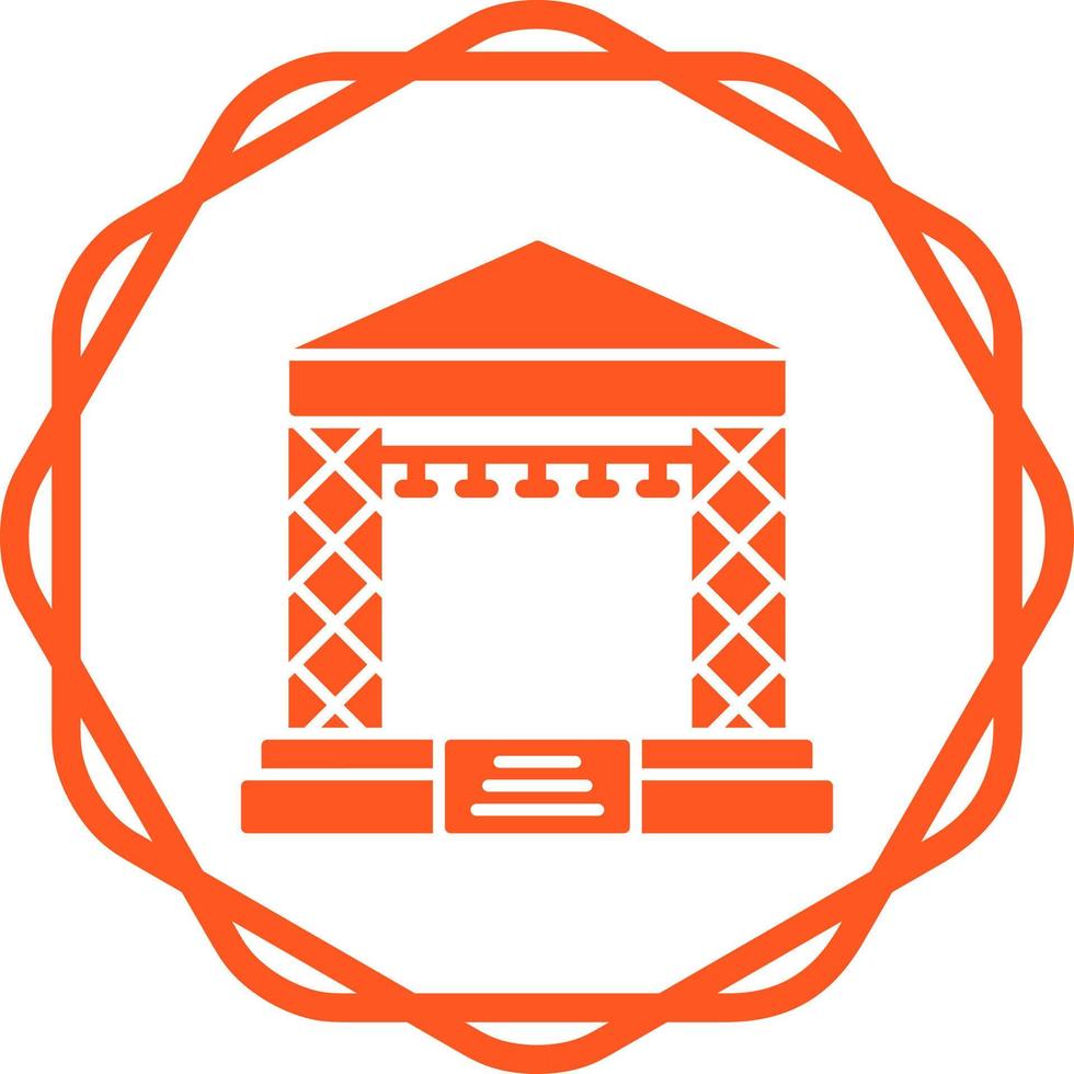 Stage Vector Icon