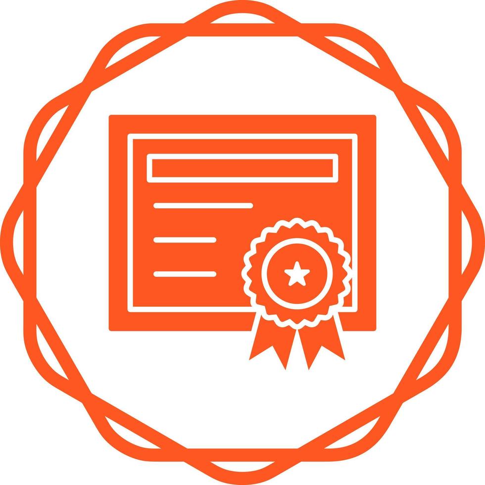 Certificate Vector Icon