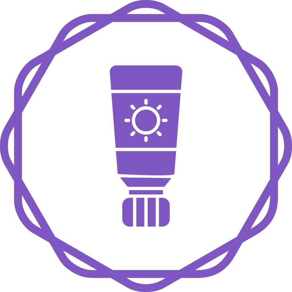Sunscreen Vector Icon
