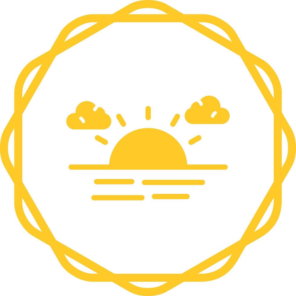 Sunset Vector Icon