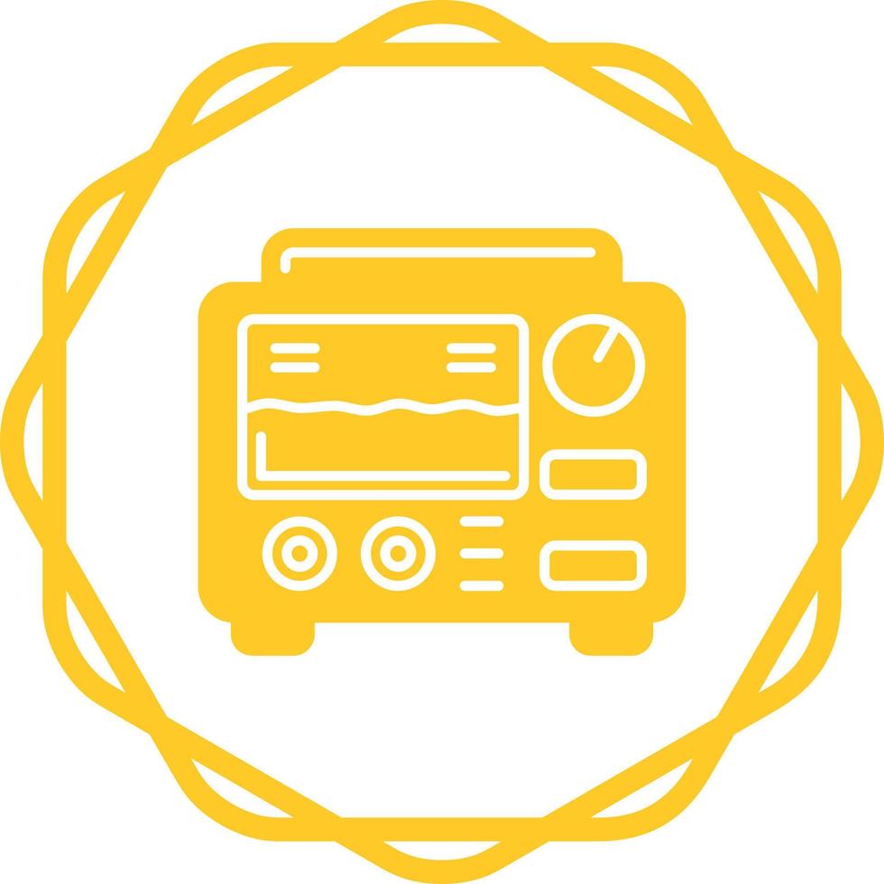 Oscilloscope Vector Icon
