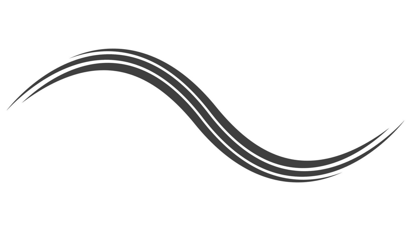 Line wind effect, motion curve glow beam, swirl stripe wave vector
