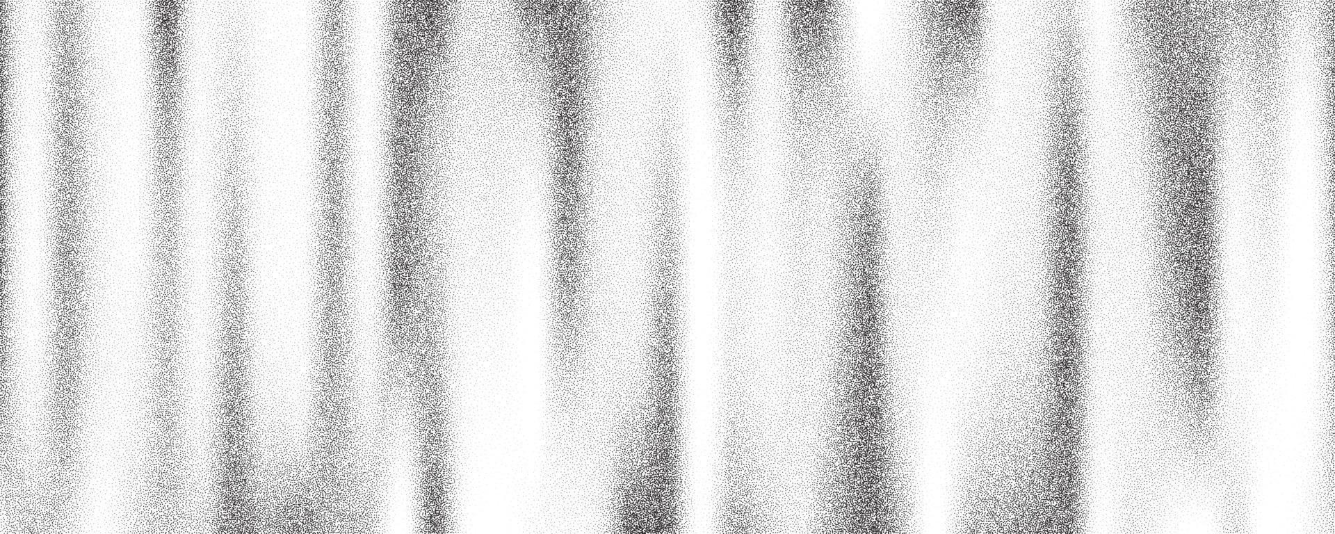 Noise lines pattern with gradient. Grainy stripes on white background. Stippled grunge spray with sand effect. Vector retro illustration.