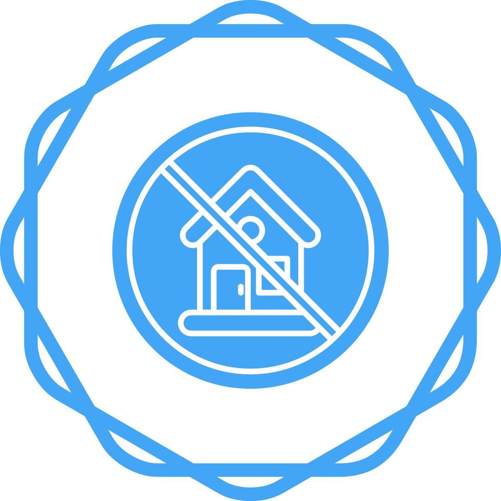 No House Vector Icon