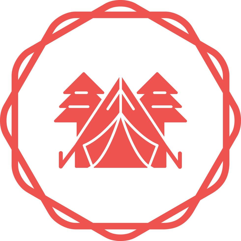 Tent Vector Icon