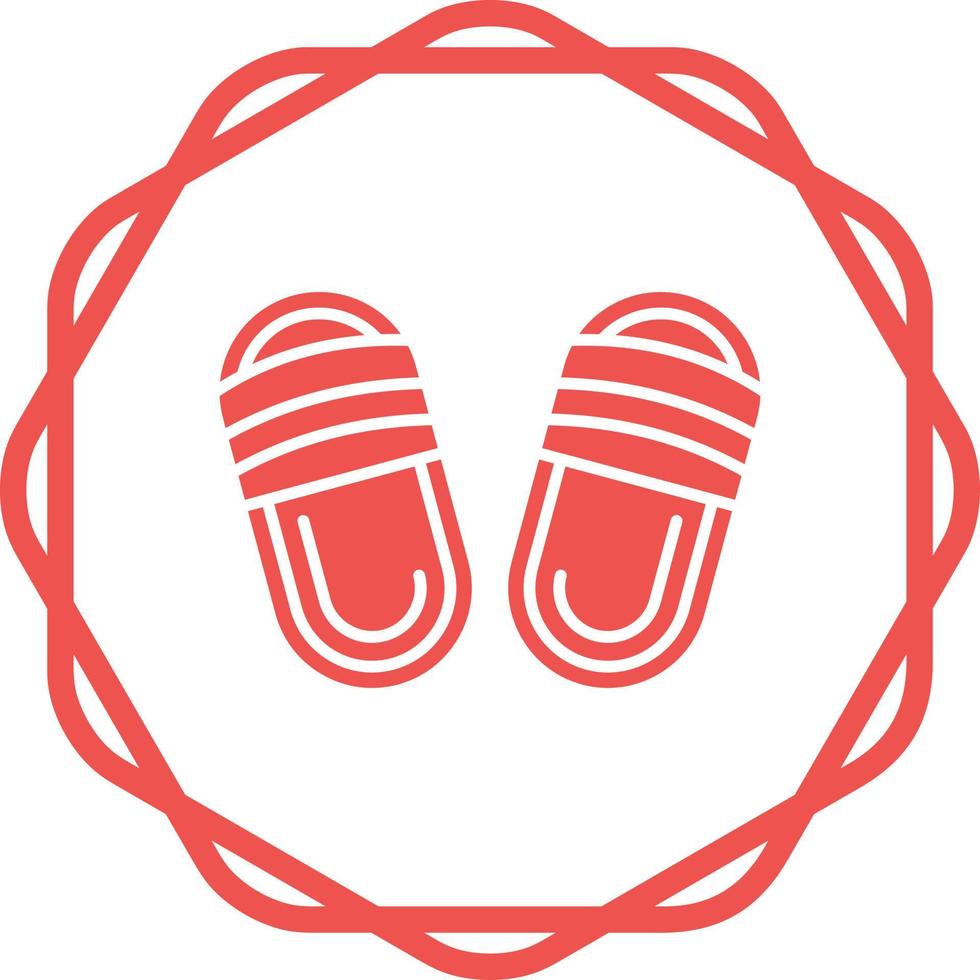 Slippers Vector Icon