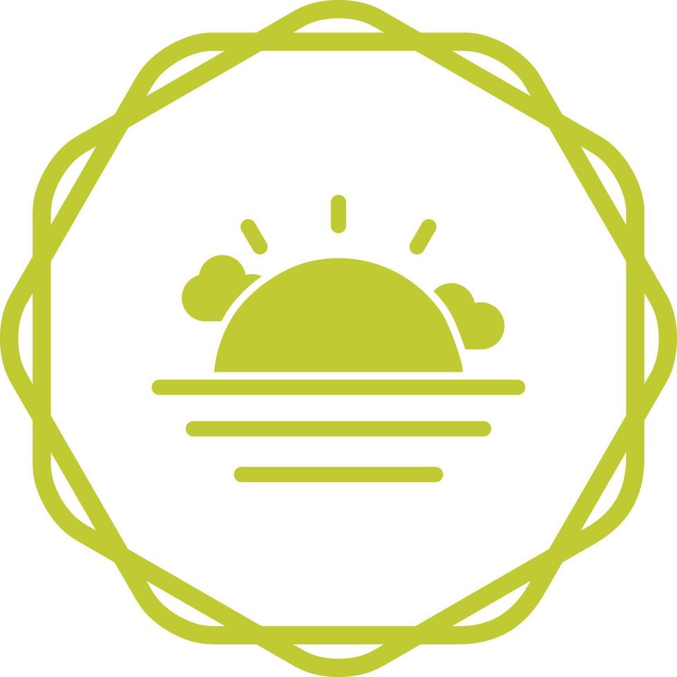 Sunset Vector Icon