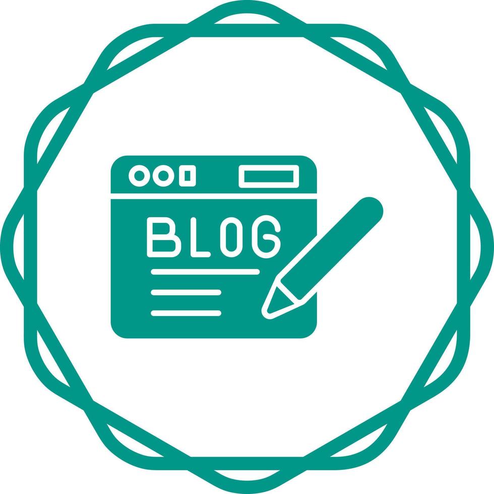 Blog Vector Icon