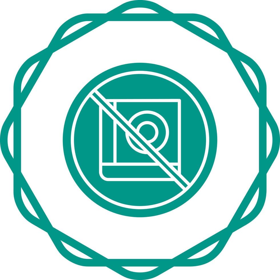 No Education Vector Icon